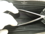 Valentino long wallet VLTN leather black zip long wallet new @ 5