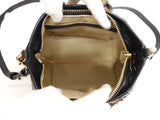 Chloe Etermini handbag with shoulder strap leather black brown pochette @ 3