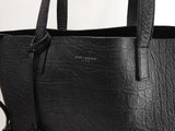 サンローラン トートバッグ YSL クロコ型押レザー黒 ショルダーバッグ メンズ@ 71