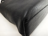 サンローラン トートバッグ YSL クロコ型押レザー黒 ショルダーバッグ メンズ@ 71