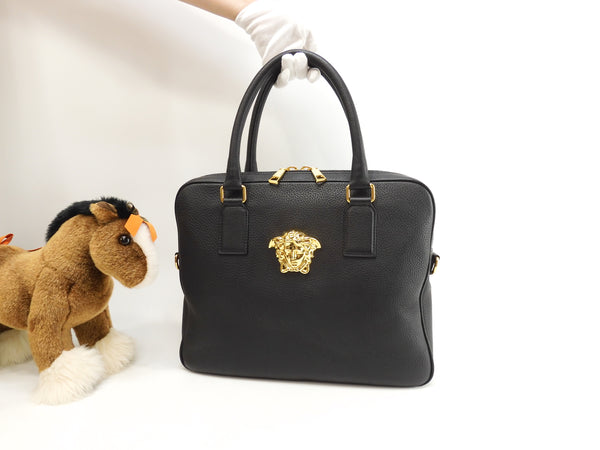 美品!! VERSACE ヴェルサーチ ハンドバッグ メデューサ ゴールド金具