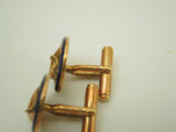 Gucci Cufflinks Au750 Gold Blue Line Horse Vintage 16.3g Super Rare @ 1