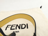 フェンディ ハンドバッグ モントレゾール レザー黒/ベージュ ポシェット 美品@ 4