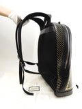グッチ バックパック大 Guccy レザー黒 メンズリュックサックバッグ 美品@ 8