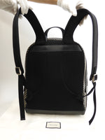 グッチ バックパック大 Guccy レザー黒 メンズリュックサックバッグ 美品@ 8