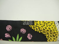 Hermes Twilly Leopard Silk Black Yellow Scarf Stole Leopard Brand New @ 2