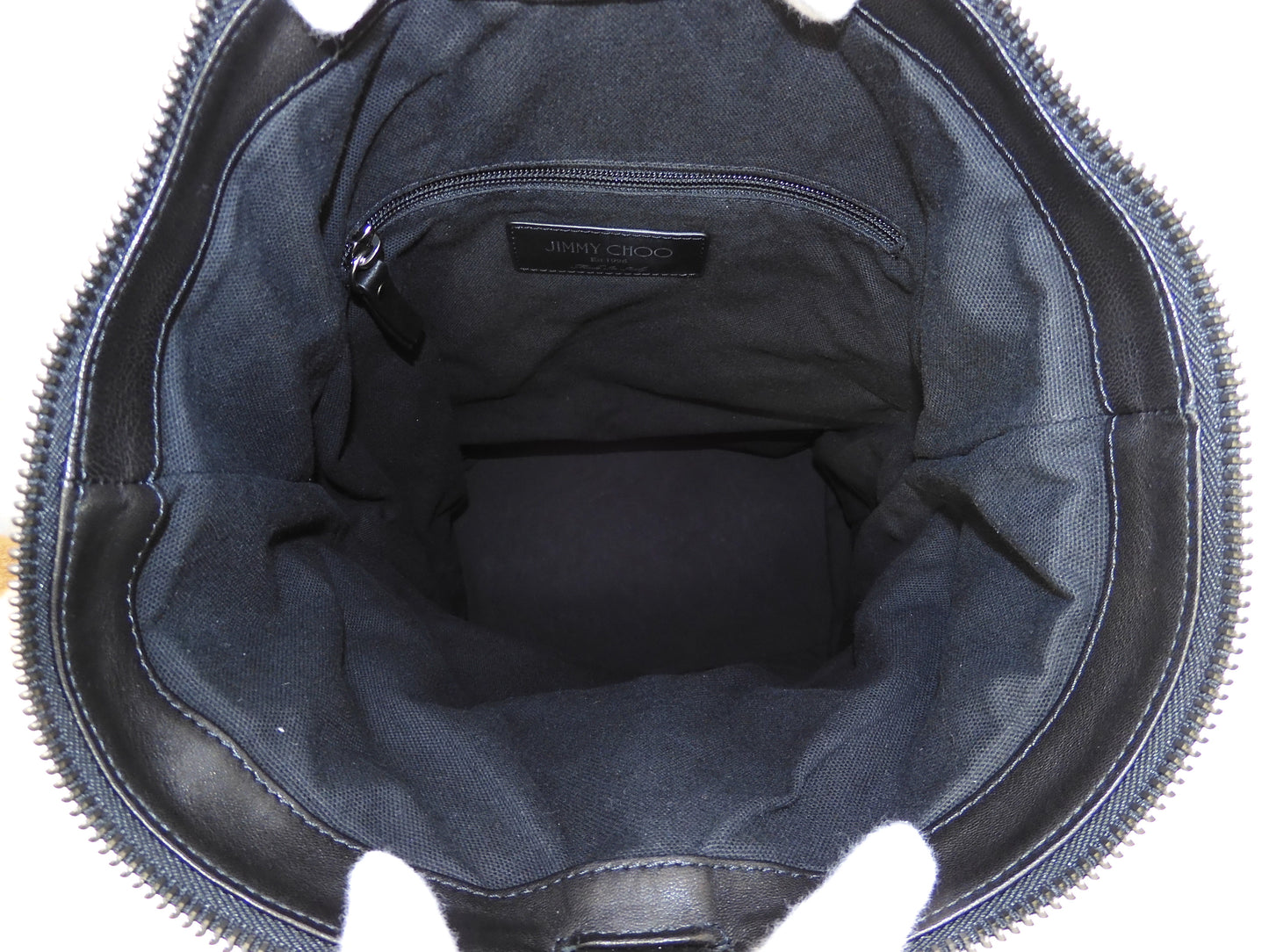 Jimmy Choo Fitzroy S backpack star studs leather black rucksack good condition @PDC2CB