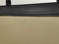 Celine edge semi-shoulder bag leather black ash handbag good condition @F-CE-0143