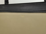 Celine edge semi-shoulder bag leather black ash handbag good condition @F-CE-0143