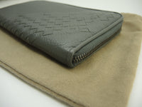 Bottega Veneta Long Wallet Large Intrecciato Leather Ash Zip Long Wallet @S10160510E