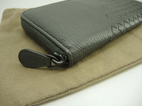 Bottega Veneta Long Wallet Large Intrecciato Leather Ash Zip Long Wallet @S10160510E