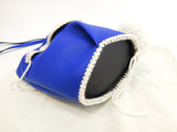 Loewe Bunny Macrame Mini Bag Limited Rabbit Leather Blue White Pochette New @521914