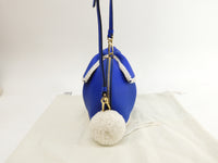 Loewe Bunny Macrame Mini Bag Limited Rabbit Leather Blue White Pochette New @521914