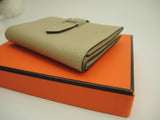 Hermes Bearn Mini Epson Trench Compact Wallet Small Wallet New @X 4