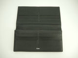 Cartier long wallet Santos embossed leather black 2-fold long wallet used beauty product @FCVL