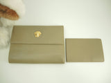 Versace 3-fold wallet Medusa leather ash medium wallet rare @ 3