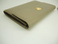 Versace 3-fold wallet Medusa leather ash medium wallet rare @ 3