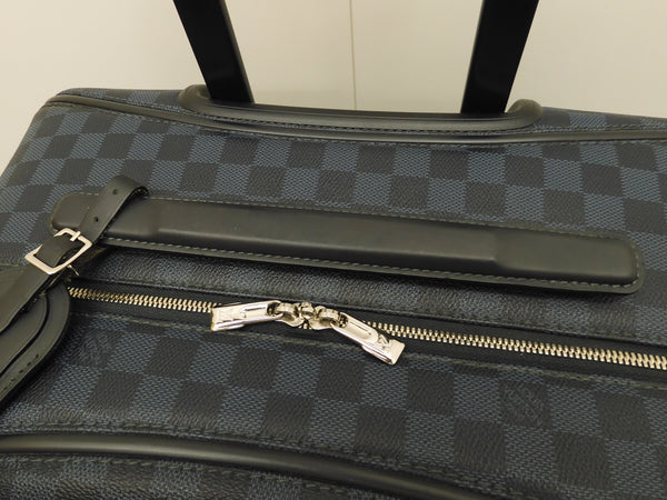 Louis Vuitton Damier Cobalt Zephyr Rolling Luggage Trolley