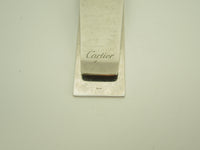 Cartier Money Clip Must Do Silver Bill Holder Used @ 2