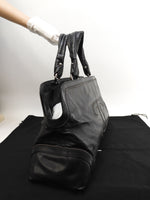 Chanel Handbag Large Cocomark Leather Black Tote Bag Popular @11436700